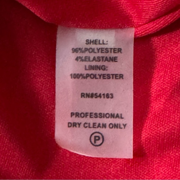 Calvin Klein Red Sleeveless Bandage Sheath Dress - Picture 16 of 16